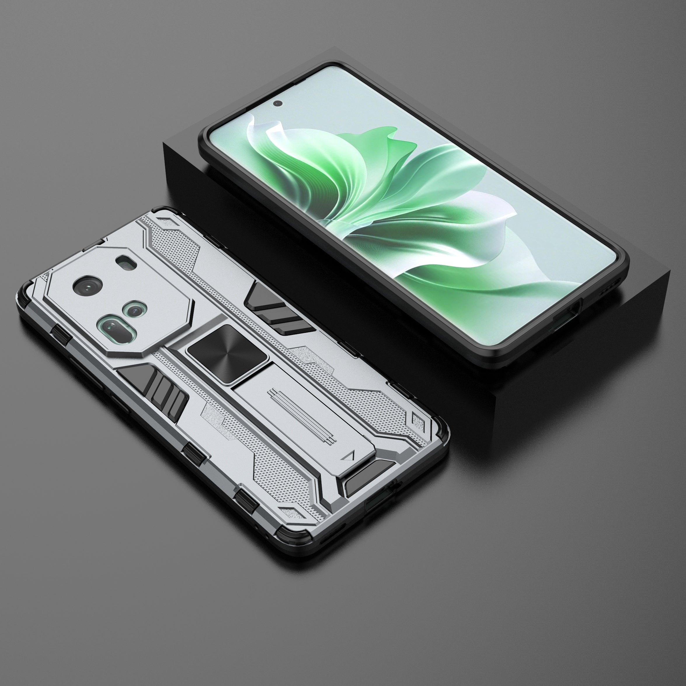 For Oppo Reno11 5G (Global) Hybrid Case PC + TPU Shockproof Kickstand Phone Shell For Oppo Reno11 5G (Global) Hybrid Case PC + TPU Shockproof Kickstand Phone Shell